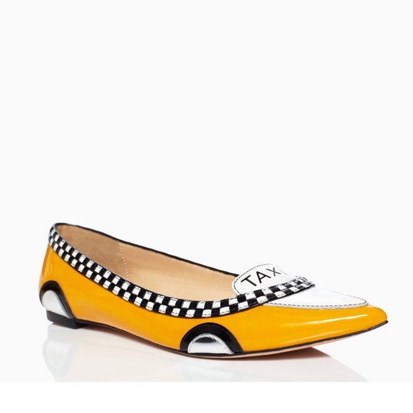 kate spade go taxi flats